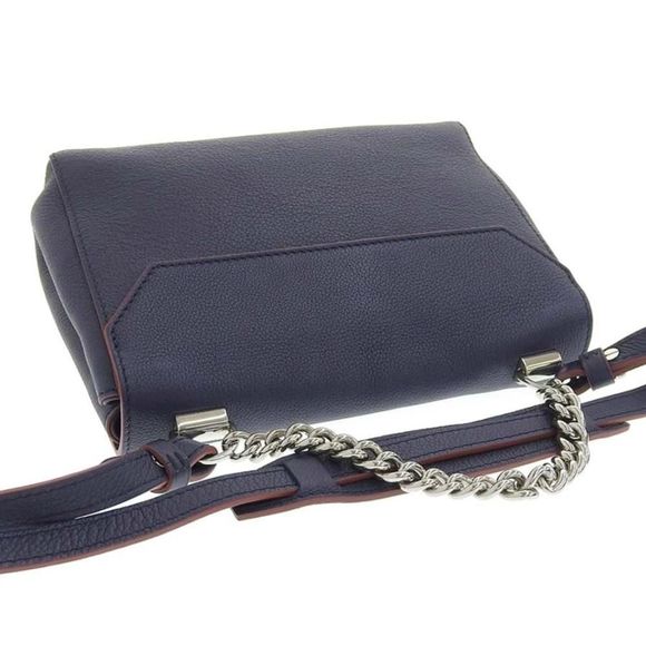 Louis Vuitton LockMe 2 BB Diagonal Hanging Turn Lock Navy Leather - Picture 5 of 7